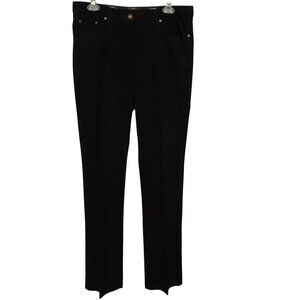 DIANE GILMAN Collection Black Pants Slacks Stretch Women's Size 10